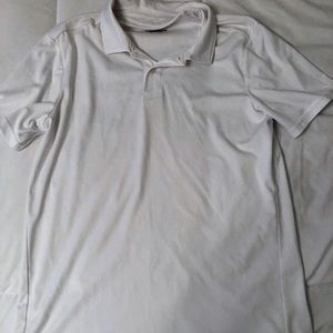 Tek Gear White Drytek Polo